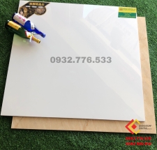 Gạch 100x100 màu trắng đá bóng kiếng nhập khẩu