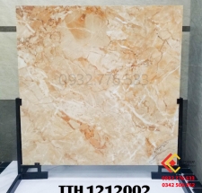 Gạch khổ lớn 120x120 màu cam cẩm thạch nâu đất tại VN nhập khẩu Ấn Độ