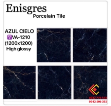 Gạch 120x120 màu đen tia chớp