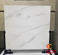 Gạch 120x120 màu trắng vân khói đậm khổ lớn tại kho Bình Tân