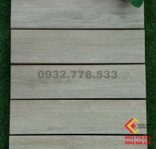 Gạch 15x60 giả gỗ lát nền màu xám mã 9551