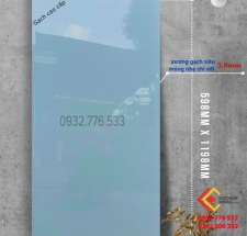 Gạch 598x1198 xanh nước biển màu nhạt tại kho Gachrevietanh