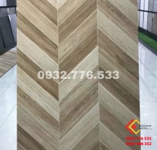 Gạch 60x120 giả gỗ ốp tường phòng ngủ