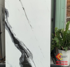 Gạch 60x120 màu trắng vân sọc đen