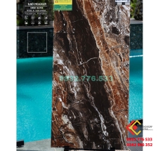 Gạch 60x120 vân đá khổ lớn màu nâu marble