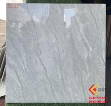 Gạch 60x60 đá bóng kiếng màu xám ốp nền nhà hàng VN chất lượng cao