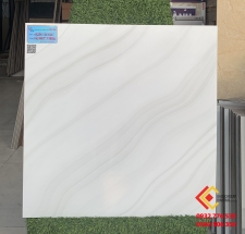 Gạch 60x60 họa tiết gợn sóng màu trắng