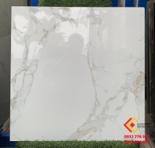 Gạch 60x60 loại 1 trắng vân đậm sale hàng VN