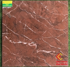 GẠCH 60X60 MÀU ĐỎ ĐÔ VÂN TRẮNG 6607 