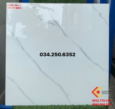 Gạch 60x60 màu trắng vân khói nhẹ hàng chất lượng cao cấp