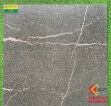 Gạch 60x60 màu xám sọc trắng hàng mờ