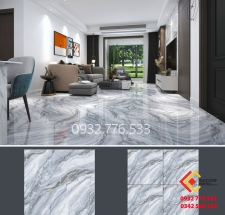 Gạch 60x60 màu xám trắng siêu bóng kiếng