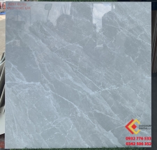 Gạch 60x60 màu xám đá bóng kiếng lát nền khu chung cư sang chảnh