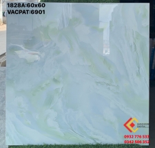 Gạch 60x60 màu xanh lục trang trí nội thất tại HCM