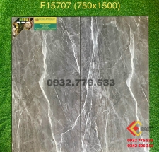 Gạch 75x150 màu xám sọc trắng F15707