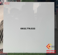 Gạch 80x80 màu trắng trơn không họa tiết tại Củ Chi