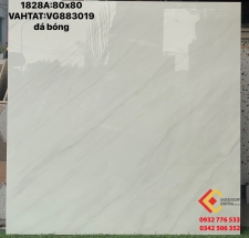 Gạch 80x80 màu trắng vân mây uy tín nhất Sài Gòn