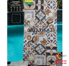 Gạch bông 60x120 ốp lát nền trang trí sang chảnh