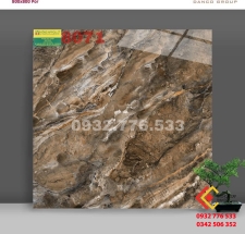 Gạch đá 80x80 màu nâu bóng kiếng mã 8071