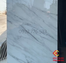 Gạch khổ lớn 80x160 trắng vân khói Ấn Độ