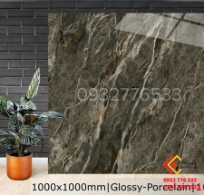 Gạch lát nền 100x100 đá bóng kiếng mẫu mới nhất 1009