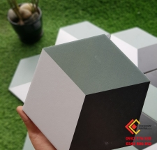 GẠCH LỤC GIÁC 3 MÀU XÁM ĐEN TRẮNG 