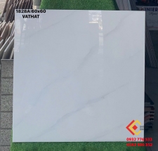 GẠCH 60X60 TRẮNG XÁM VÂN MÂY BÓNG KIẾNG VIỆT NAM